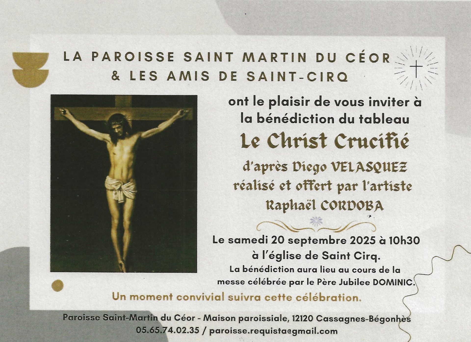 Lire la suite à propos de l’article Journée du patrimoine à l’église de St Cirq